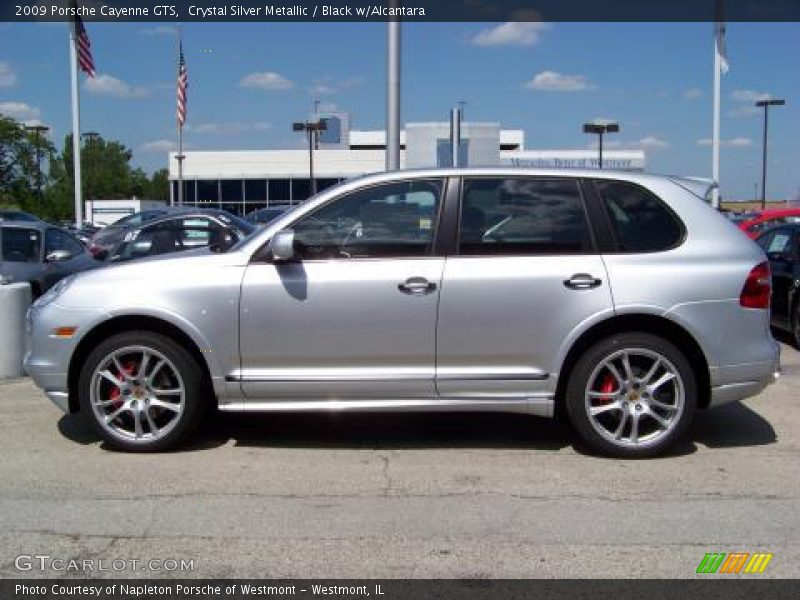 Crystal Silver Metallic / Black w/Alcantara 2009 Porsche Cayenne GTS