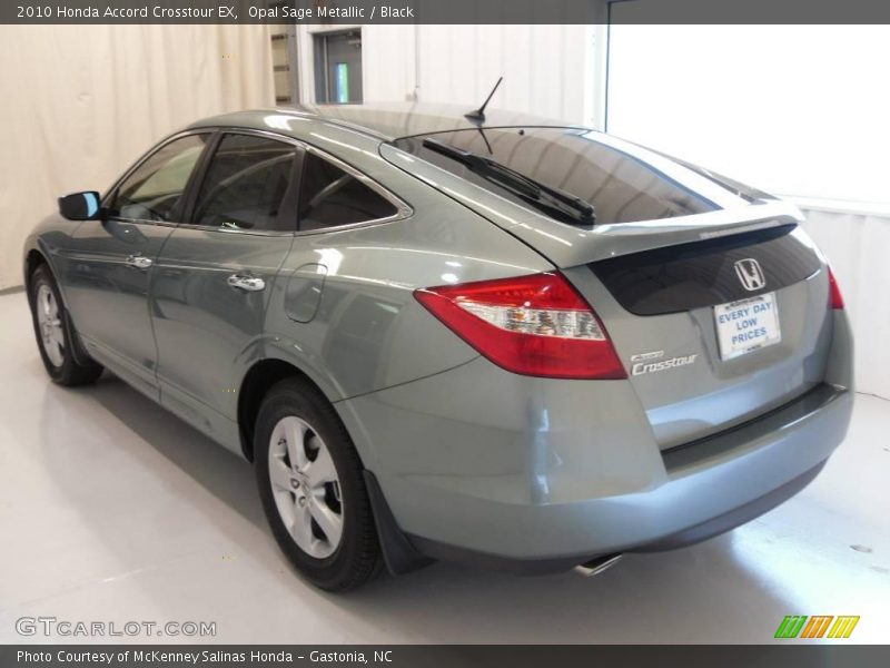 Opal Sage Metallic / Black 2010 Honda Accord Crosstour EX