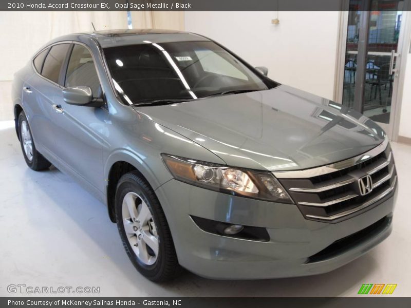 Opal Sage Metallic / Black 2010 Honda Accord Crosstour EX