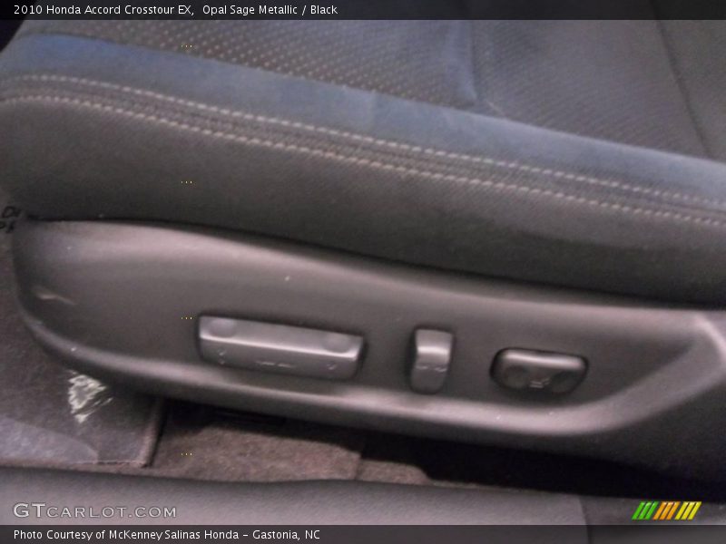 Opal Sage Metallic / Black 2010 Honda Accord Crosstour EX