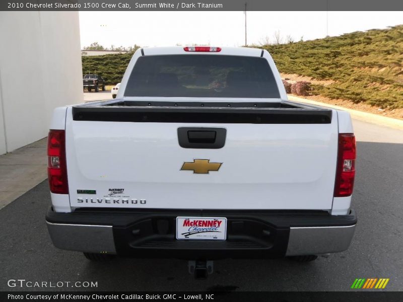 Summit White / Dark Titanium 2010 Chevrolet Silverado 1500 Crew Cab