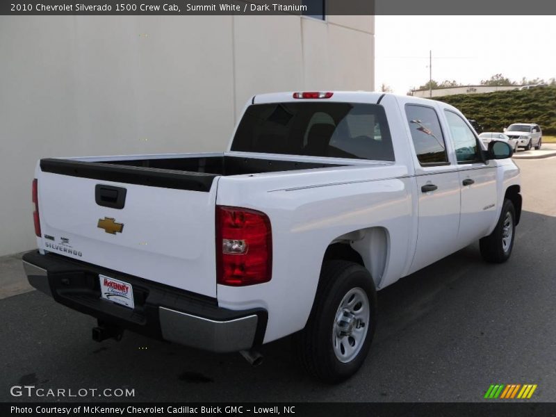 Summit White / Dark Titanium 2010 Chevrolet Silverado 1500 Crew Cab