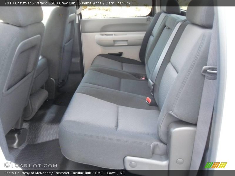 Summit White / Dark Titanium 2010 Chevrolet Silverado 1500 Crew Cab