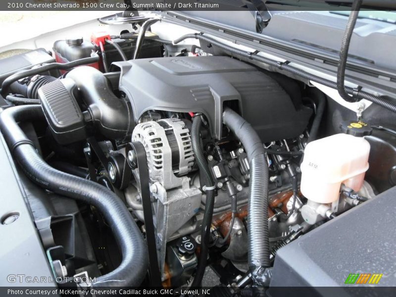 Summit White / Dark Titanium 2010 Chevrolet Silverado 1500 Crew Cab