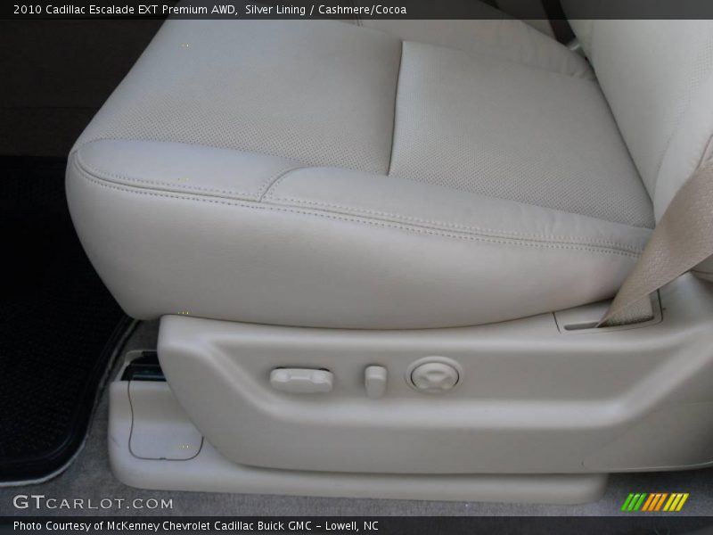 Silver Lining / Cashmere/Cocoa 2010 Cadillac Escalade EXT Premium AWD