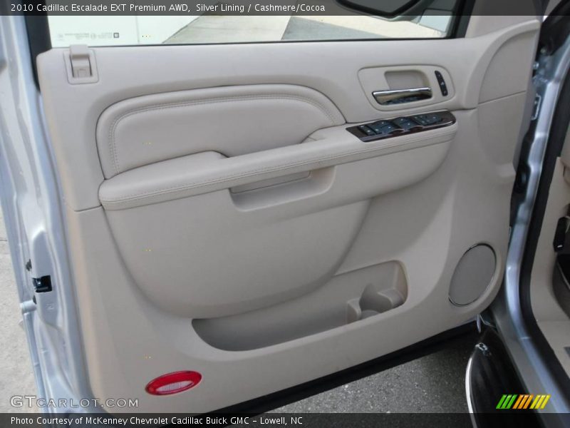 Silver Lining / Cashmere/Cocoa 2010 Cadillac Escalade EXT Premium AWD
