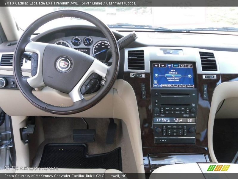 Silver Lining / Cashmere/Cocoa 2010 Cadillac Escalade EXT Premium AWD
