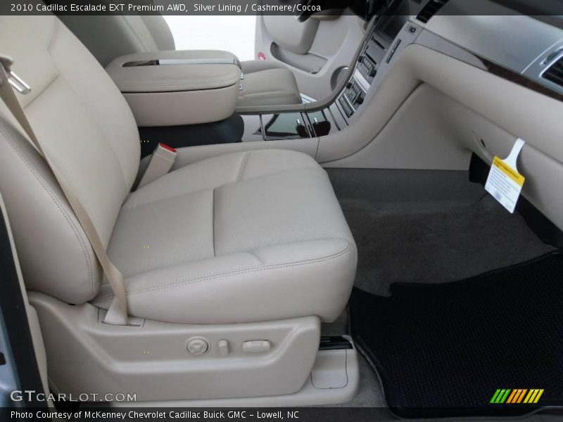 Silver Lining / Cashmere/Cocoa 2010 Cadillac Escalade EXT Premium AWD