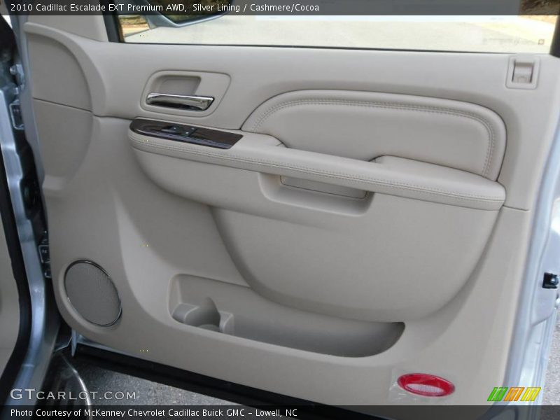 Silver Lining / Cashmere/Cocoa 2010 Cadillac Escalade EXT Premium AWD