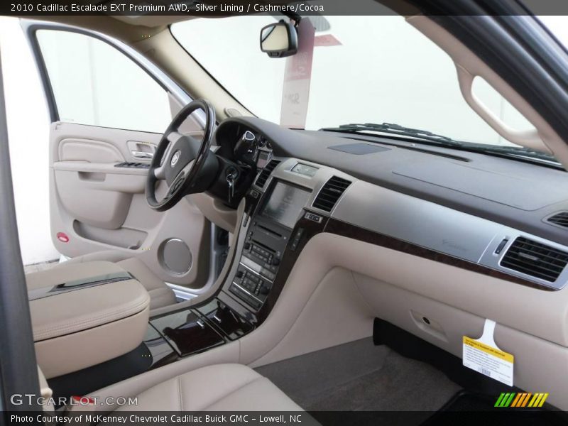 Silver Lining / Cashmere/Cocoa 2010 Cadillac Escalade EXT Premium AWD
