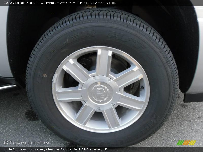 Silver Lining / Cashmere/Cocoa 2010 Cadillac Escalade EXT Premium AWD