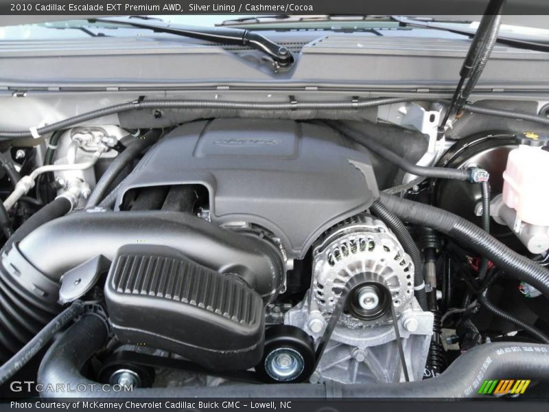 Silver Lining / Cashmere/Cocoa 2010 Cadillac Escalade EXT Premium AWD