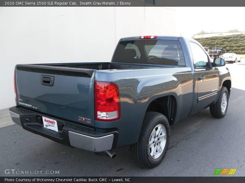 Stealth Gray Metallic / Ebony 2010 GMC Sierra 1500 SLE Regular Cab