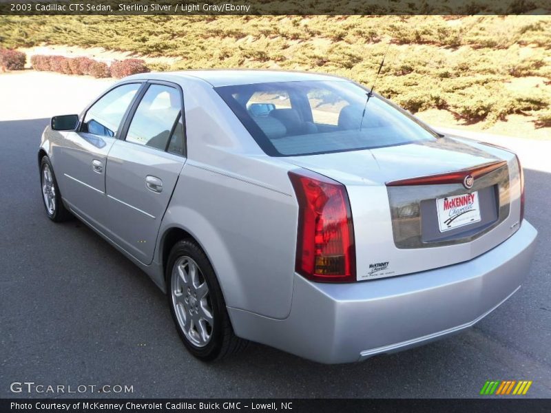 Sterling Silver / Light Gray/Ebony 2003 Cadillac CTS Sedan