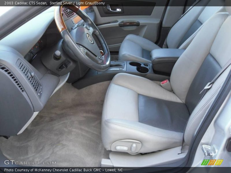 Sterling Silver / Light Gray/Ebony 2003 Cadillac CTS Sedan