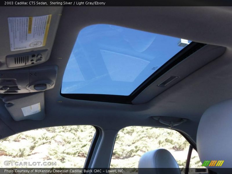 Sterling Silver / Light Gray/Ebony 2003 Cadillac CTS Sedan