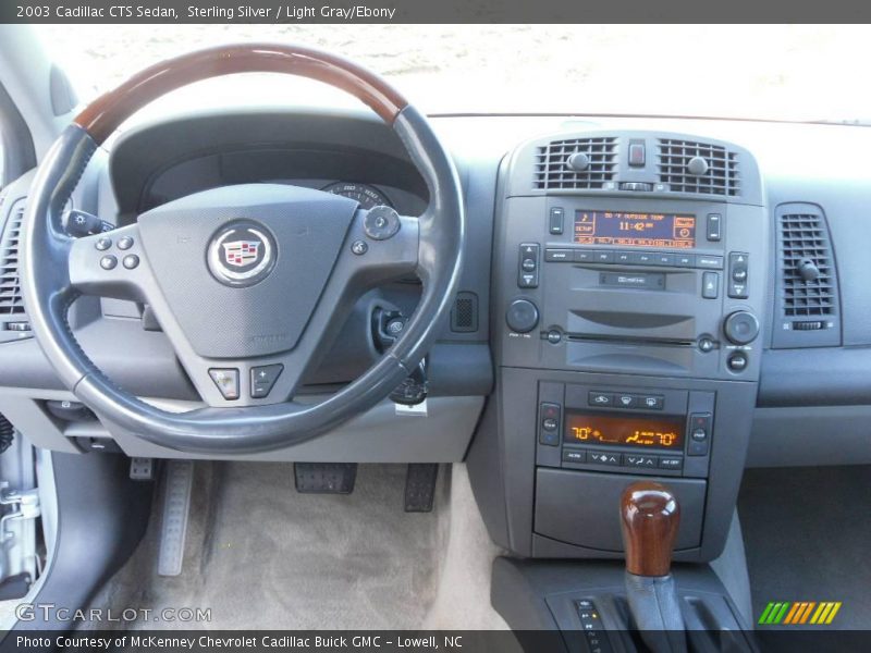 Sterling Silver / Light Gray/Ebony 2003 Cadillac CTS Sedan