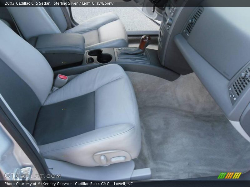 Sterling Silver / Light Gray/Ebony 2003 Cadillac CTS Sedan