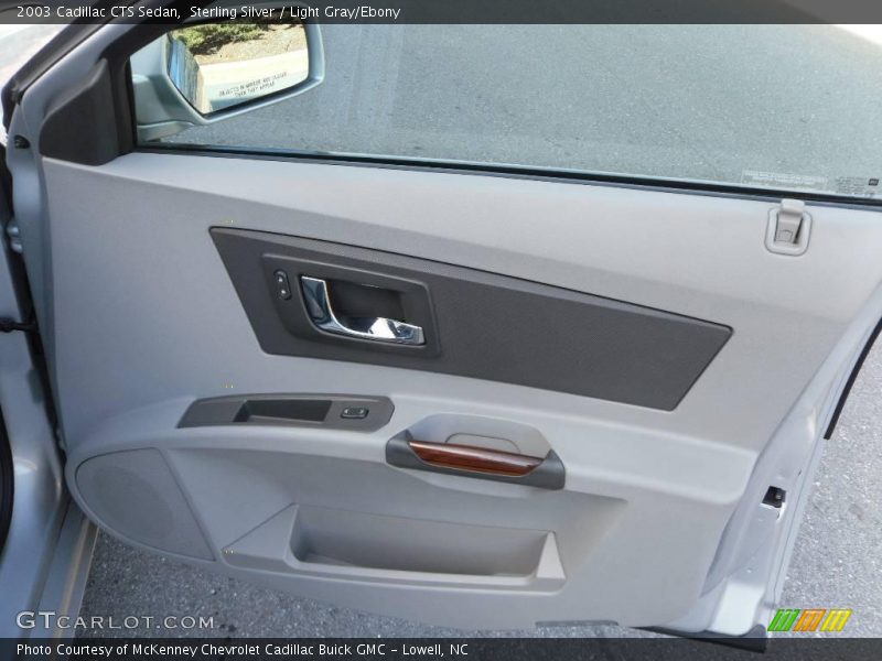 Sterling Silver / Light Gray/Ebony 2003 Cadillac CTS Sedan