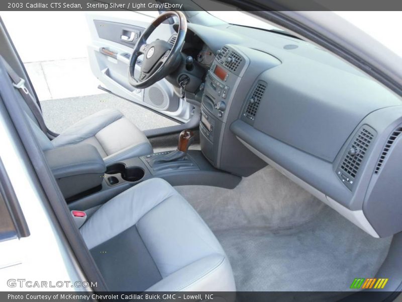 Sterling Silver / Light Gray/Ebony 2003 Cadillac CTS Sedan