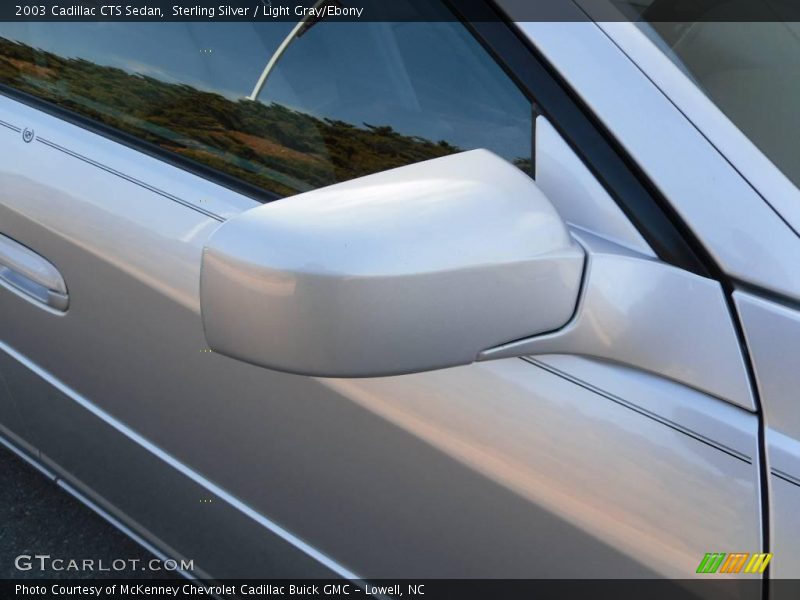 Sterling Silver / Light Gray/Ebony 2003 Cadillac CTS Sedan