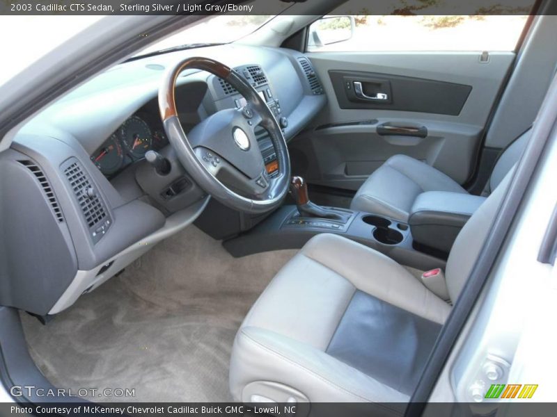 Sterling Silver / Light Gray/Ebony 2003 Cadillac CTS Sedan