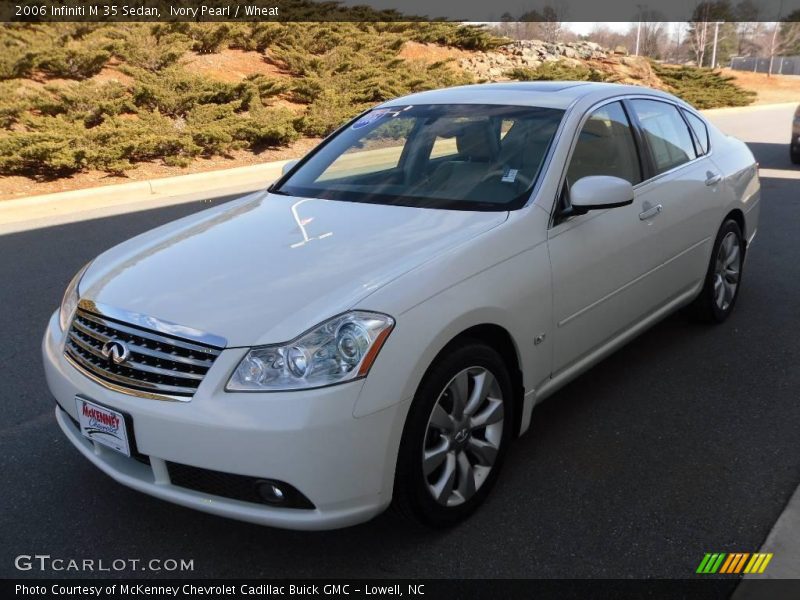 Ivory Pearl / Wheat 2006 Infiniti M 35 Sedan