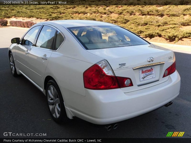 Ivory Pearl / Wheat 2006 Infiniti M 35 Sedan