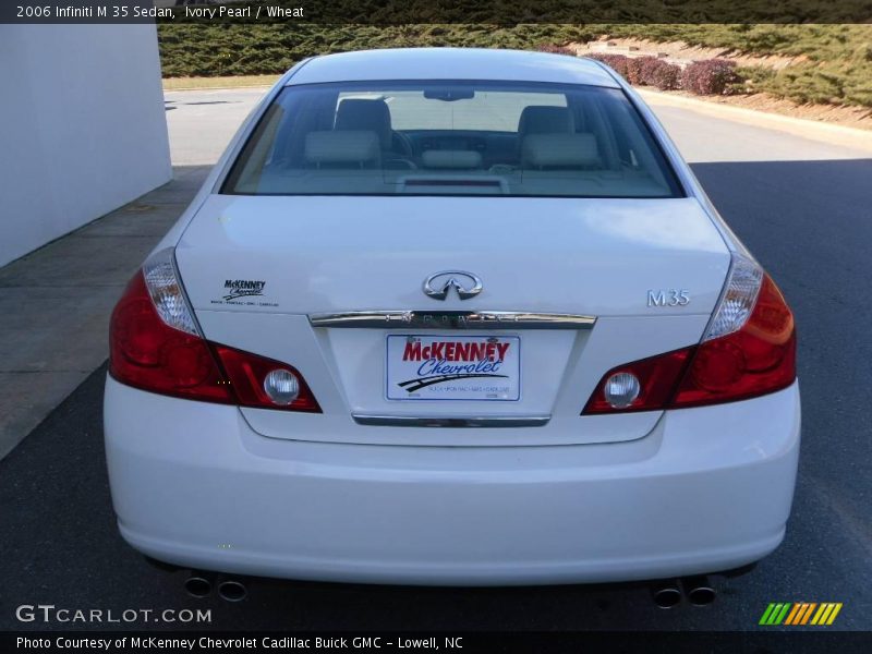 Ivory Pearl / Wheat 2006 Infiniti M 35 Sedan