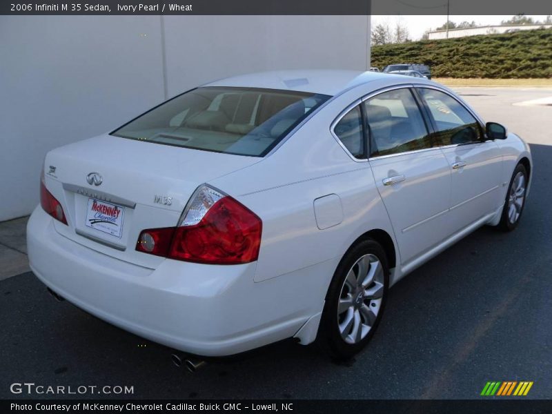 Ivory Pearl / Wheat 2006 Infiniti M 35 Sedan
