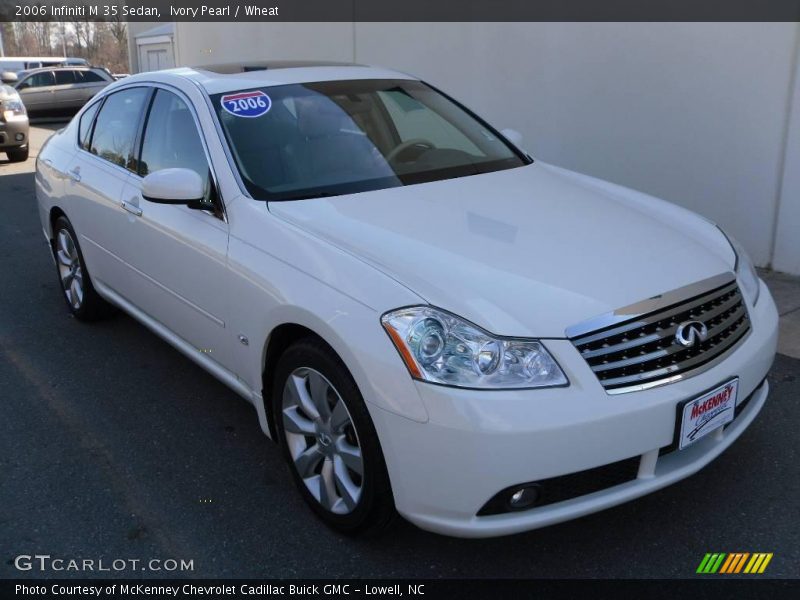 Ivory Pearl / Wheat 2006 Infiniti M 35 Sedan