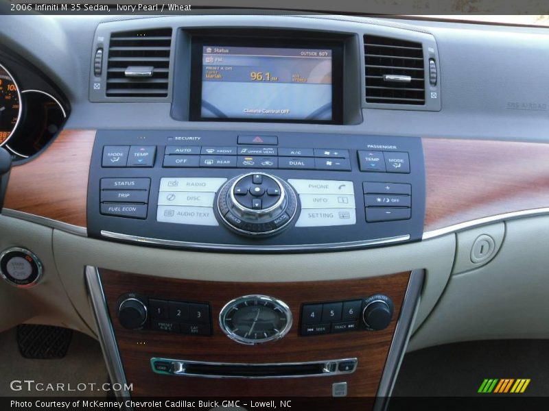 Ivory Pearl / Wheat 2006 Infiniti M 35 Sedan