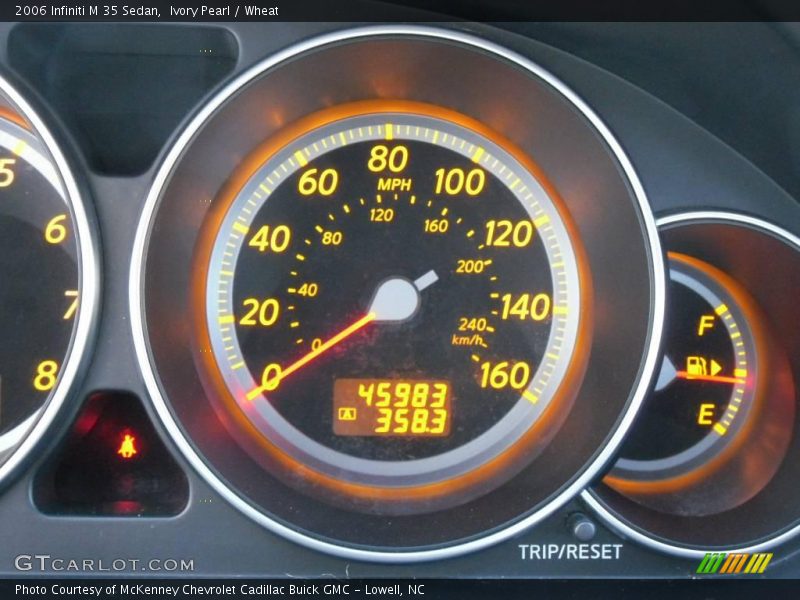 Ivory Pearl / Wheat 2006 Infiniti M 35 Sedan