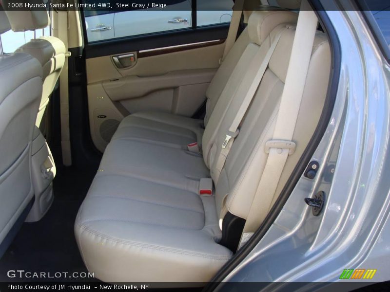 Steel Gray / Beige 2008 Hyundai Santa Fe Limited 4WD