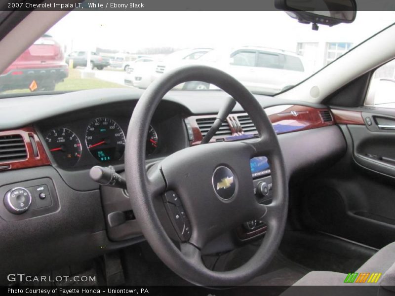 White / Ebony Black 2007 Chevrolet Impala LT