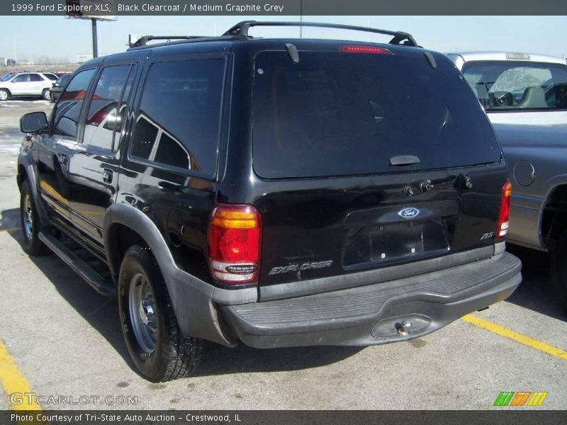 Black Clearcoat / Medium Graphite Grey 1999 Ford Explorer XLS