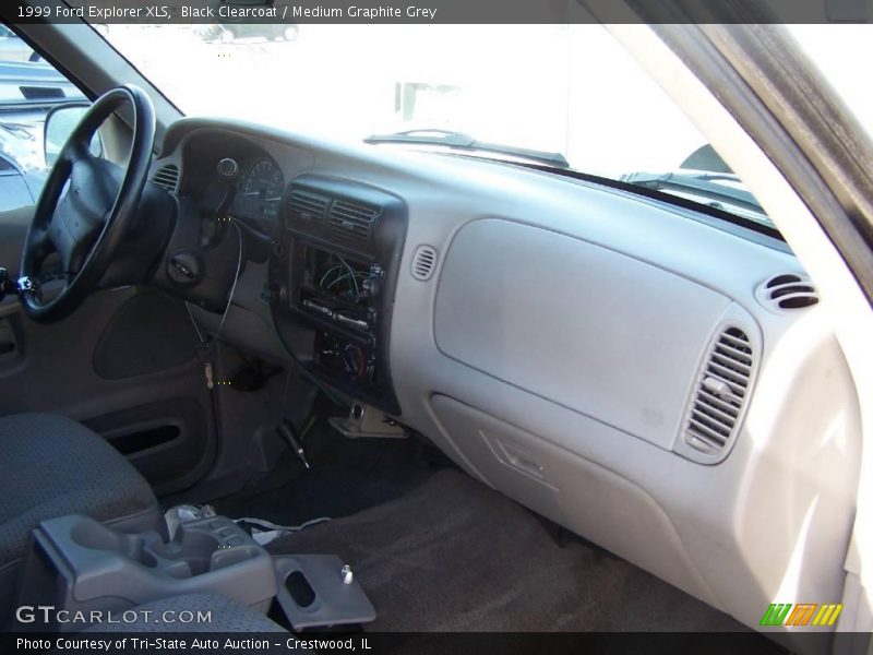 Black Clearcoat / Medium Graphite Grey 1999 Ford Explorer XLS