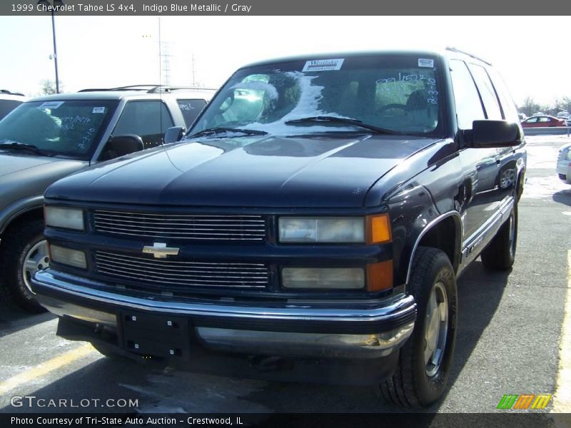 Indigo Blue Metallic / Gray 1999 Chevrolet Tahoe LS 4x4