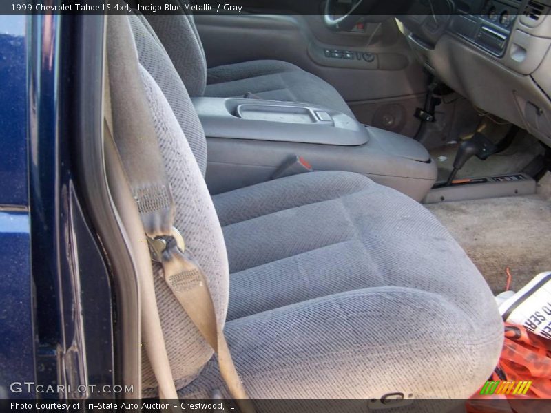 Indigo Blue Metallic / Gray 1999 Chevrolet Tahoe LS 4x4