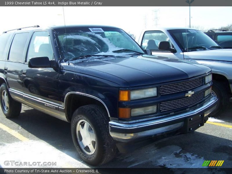 Indigo Blue Metallic / Gray 1999 Chevrolet Tahoe LS 4x4