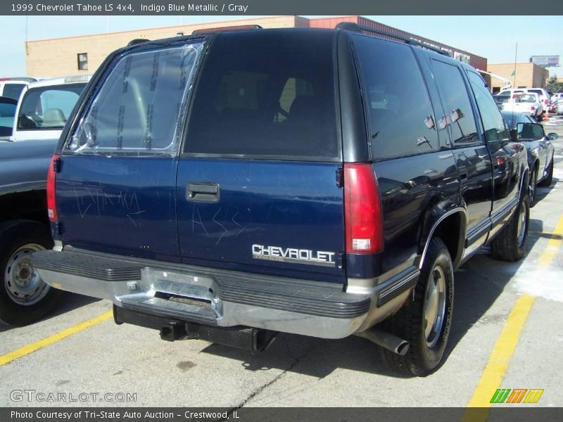 Indigo Blue Metallic / Gray 1999 Chevrolet Tahoe LS 4x4