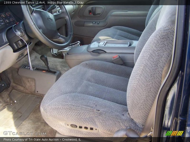 Indigo Blue Metallic / Gray 1999 Chevrolet Tahoe LS 4x4