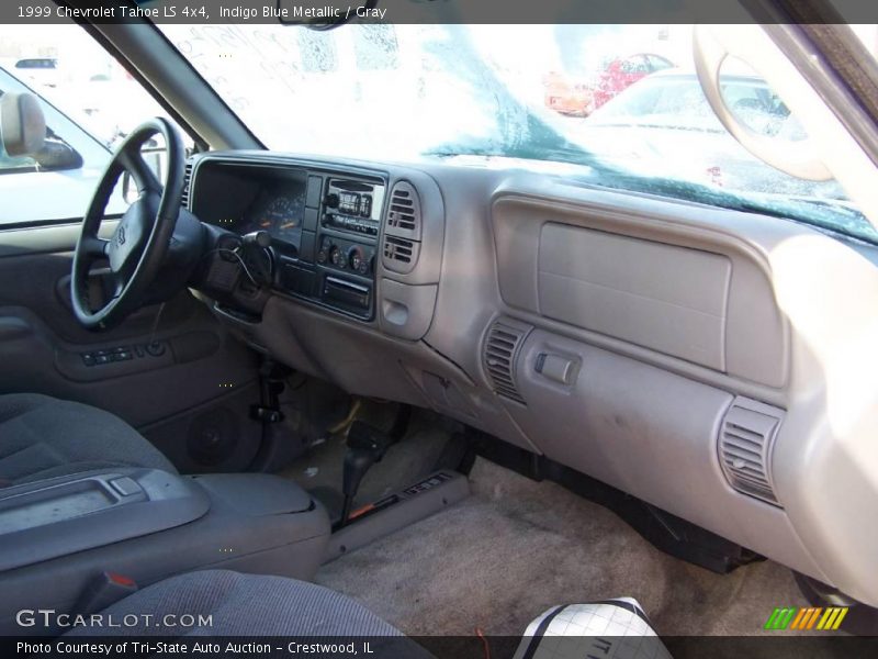 Indigo Blue Metallic / Gray 1999 Chevrolet Tahoe LS 4x4