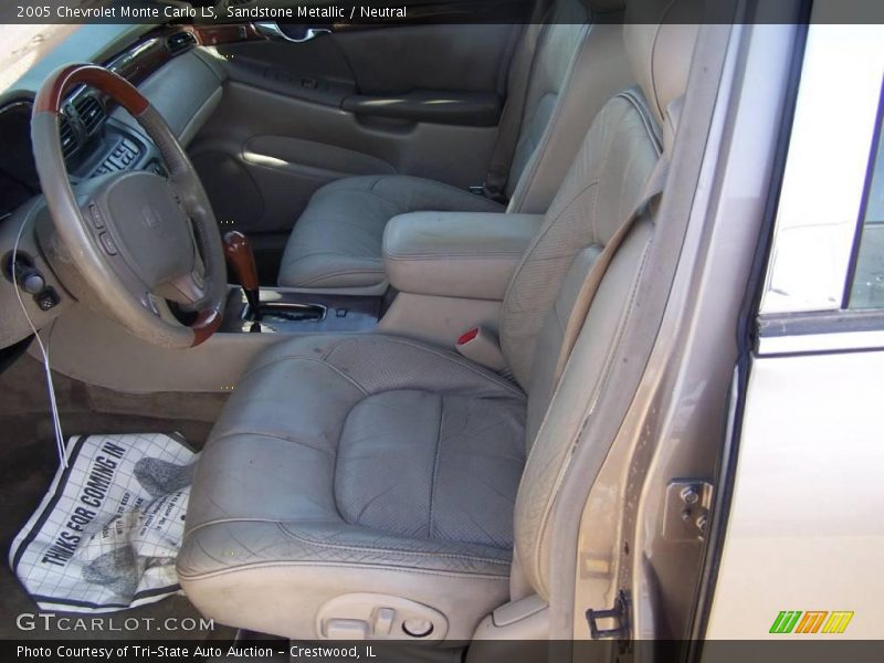 Sandstone Metallic / Neutral 2005 Chevrolet Monte Carlo LS