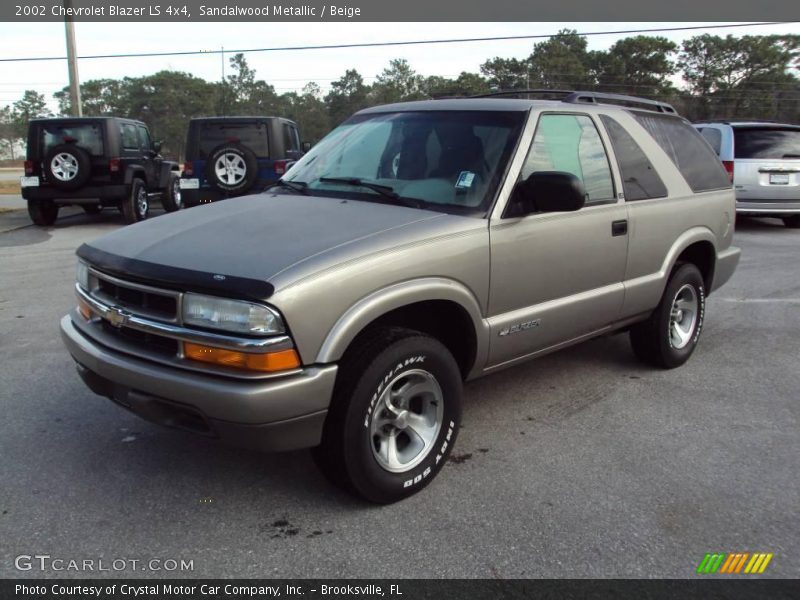 Sandalwood Metallic / Beige 2002 Chevrolet Blazer LS 4x4