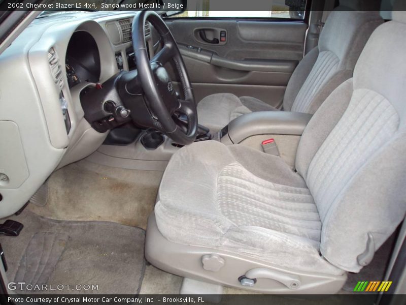 Sandalwood Metallic / Beige 2002 Chevrolet Blazer LS 4x4