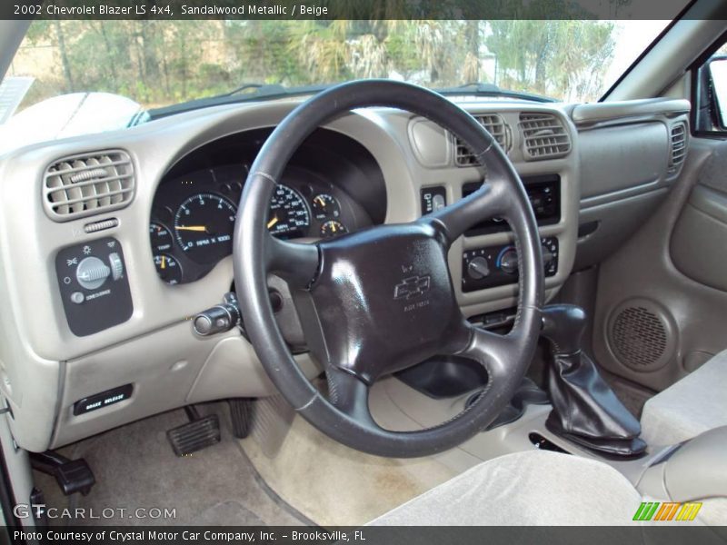 Sandalwood Metallic / Beige 2002 Chevrolet Blazer LS 4x4