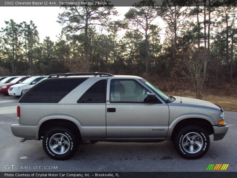 Sandalwood Metallic / Beige 2002 Chevrolet Blazer LS 4x4