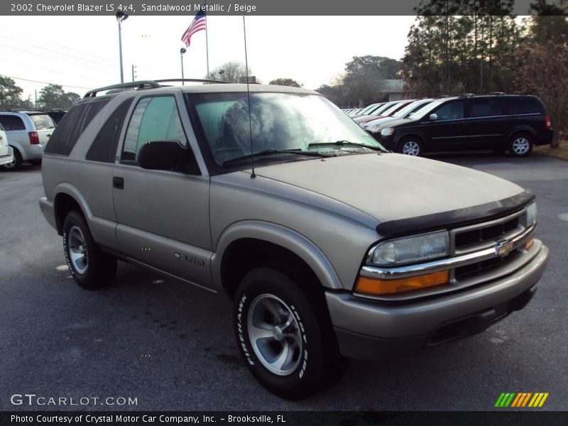 Sandalwood Metallic / Beige 2002 Chevrolet Blazer LS 4x4