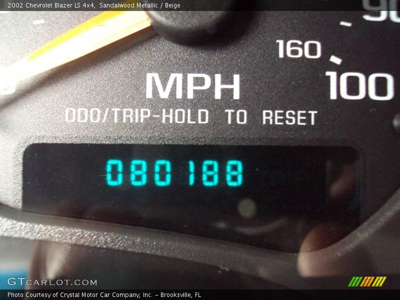 Sandalwood Metallic / Beige 2002 Chevrolet Blazer LS 4x4